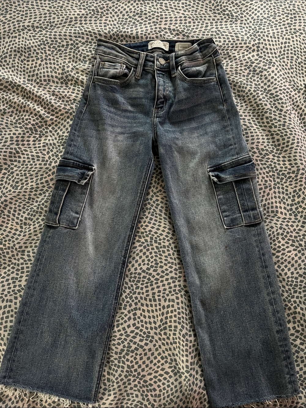 KanCan Signature Youth 90’s Cargo Jeans Girls size 10